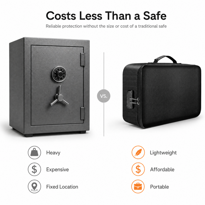 Costs less than a safe